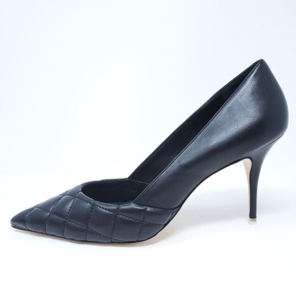 BLACK SUEDE STUDIO Heels Dana Quilted Leather Stiletto Pumps Point-Toe - Picture 4 of 9